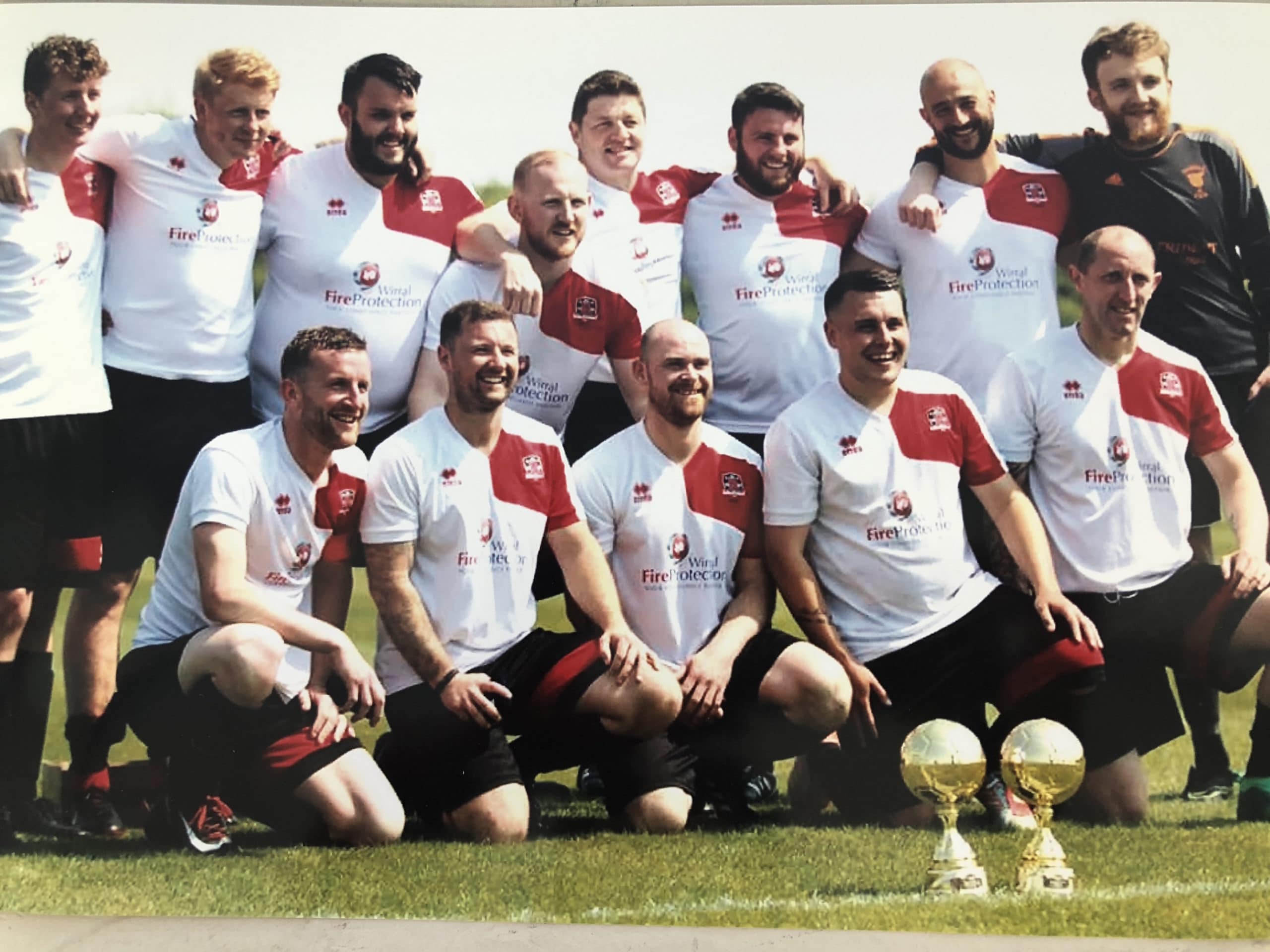 The Fire Safety Company sponsored grass roots football and it paid off with a season win